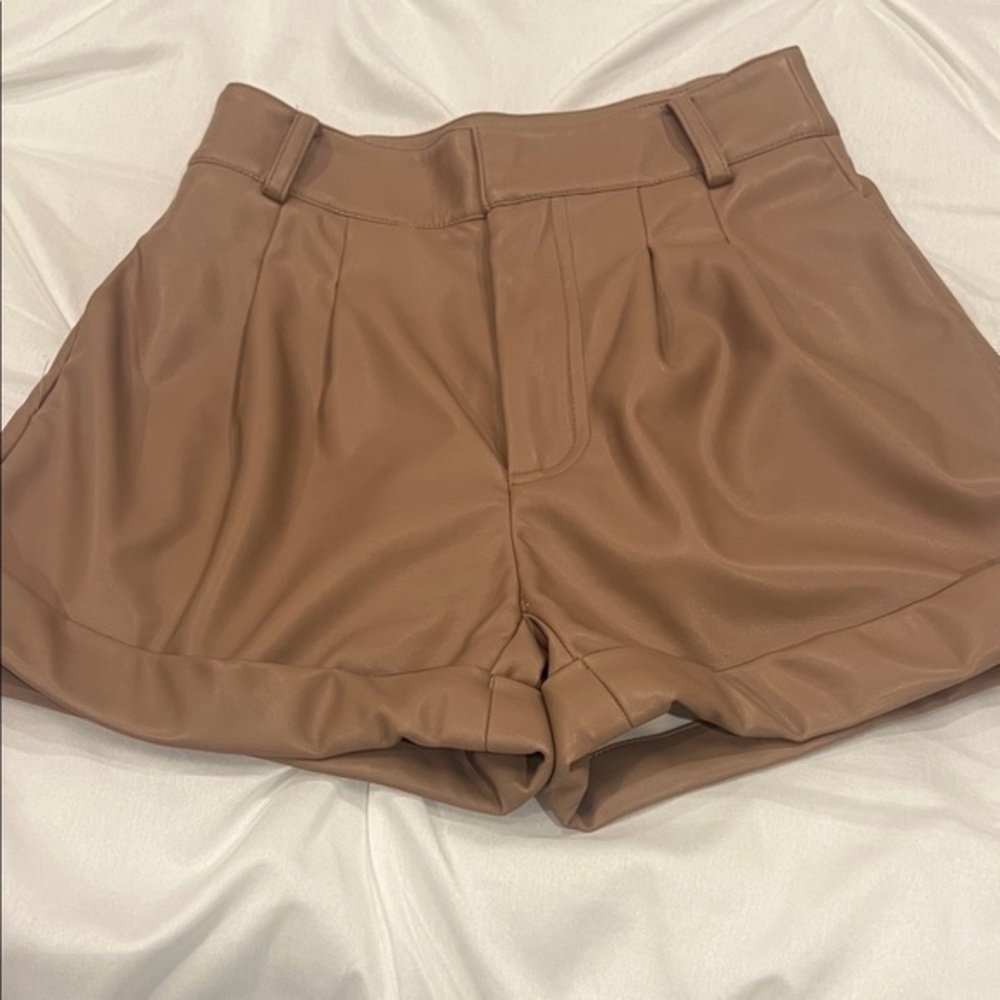Generation Love High Waist Tan Shorts